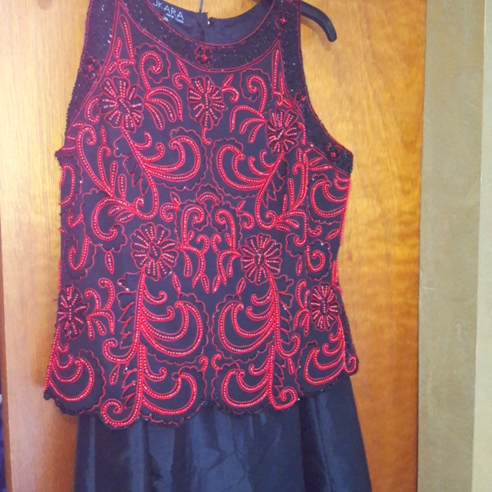 Formal beaded halter top